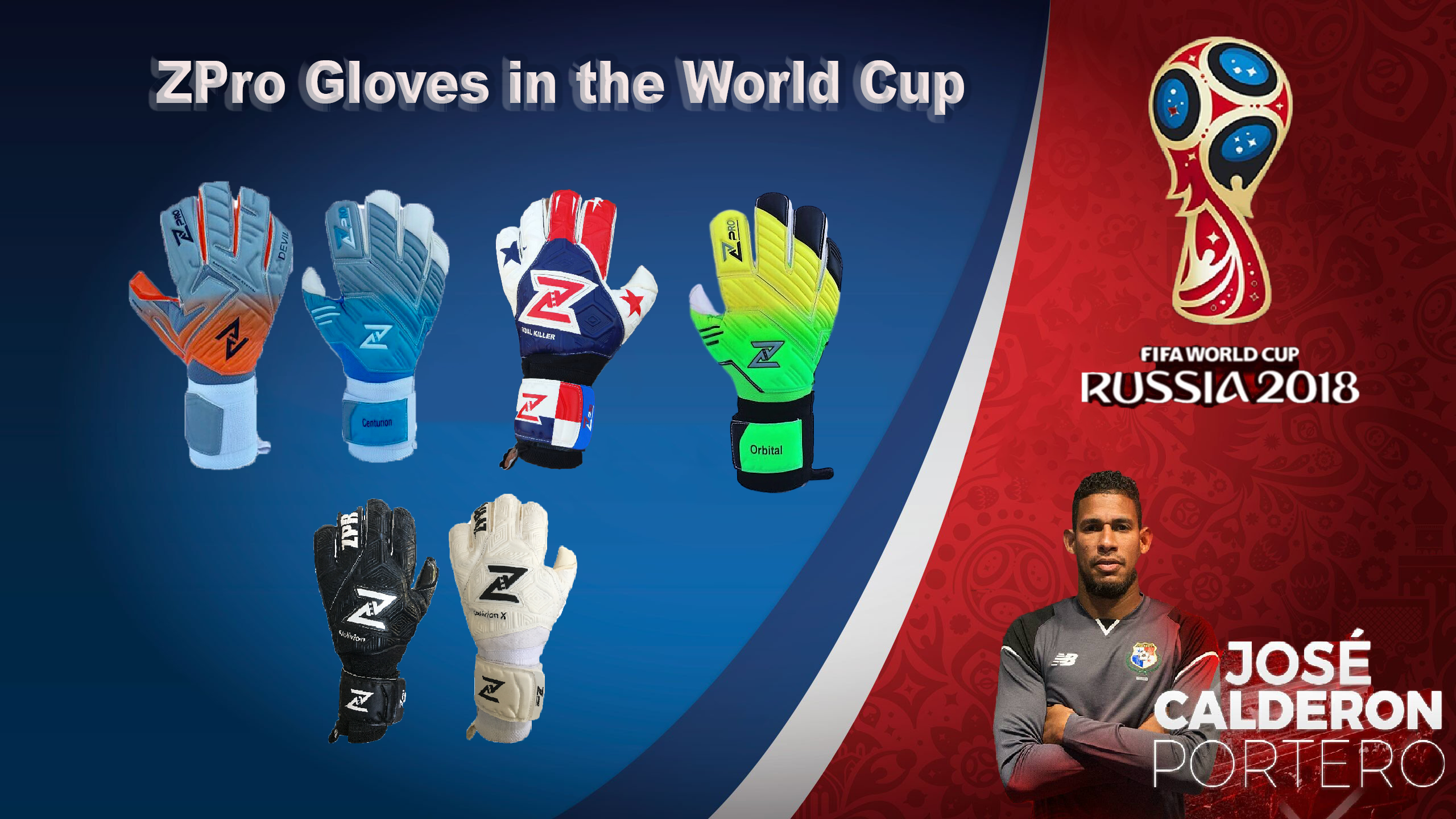 ZPro Futbol goalkeeper gloves in the 